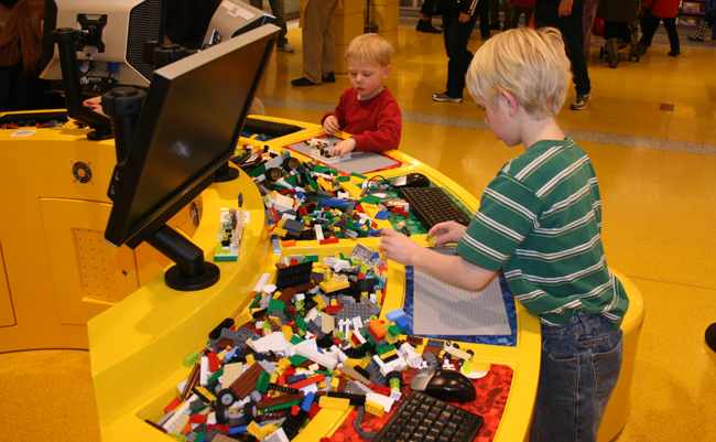 lego table in store
